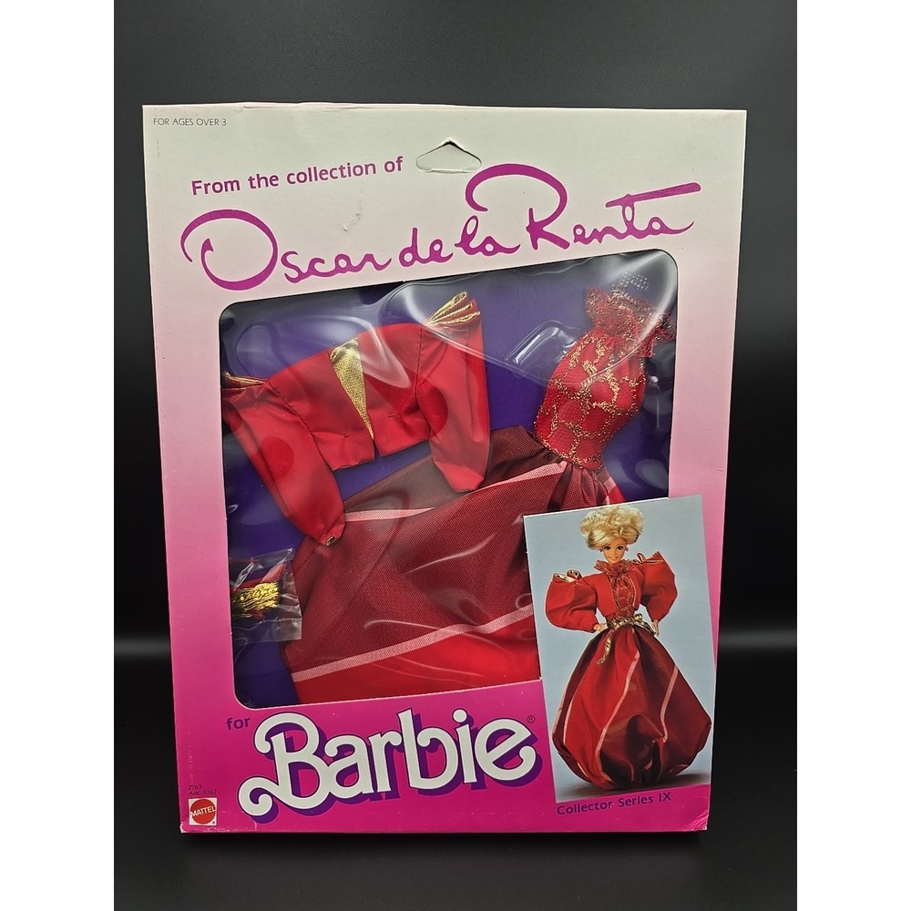 Barbie Oscar de la‎ Renta Collector series IX #2763 Red dress